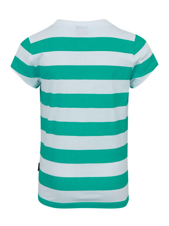 Sam 73 Bela in zelena otroška črtasta majica SAM 73 Siobhan