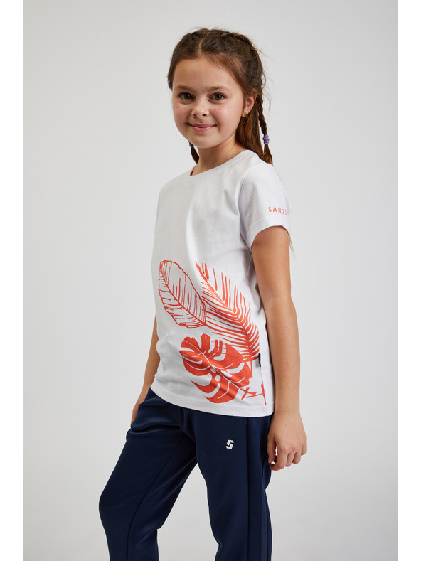 Sam 73 Bela dekliška majica SAM 73 Stephanie