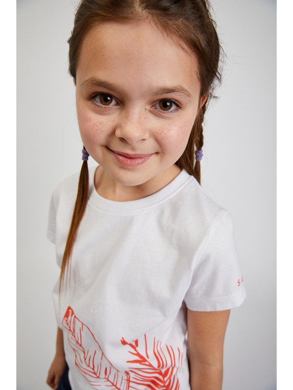 Sam 73 Bela dekliška majica SAM 73 Stephanie