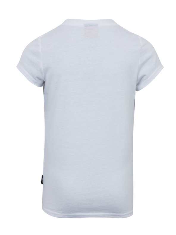 Sam 73 Bela dekliška majica s potiskom SAM 73 Ursula