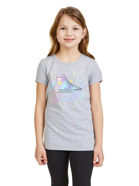 Sam 73 Svetlo siva dekliška majica SAM 73 Ursula