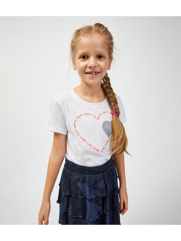 Sam 73 Bela dekliška majica SAM 73 Alaina