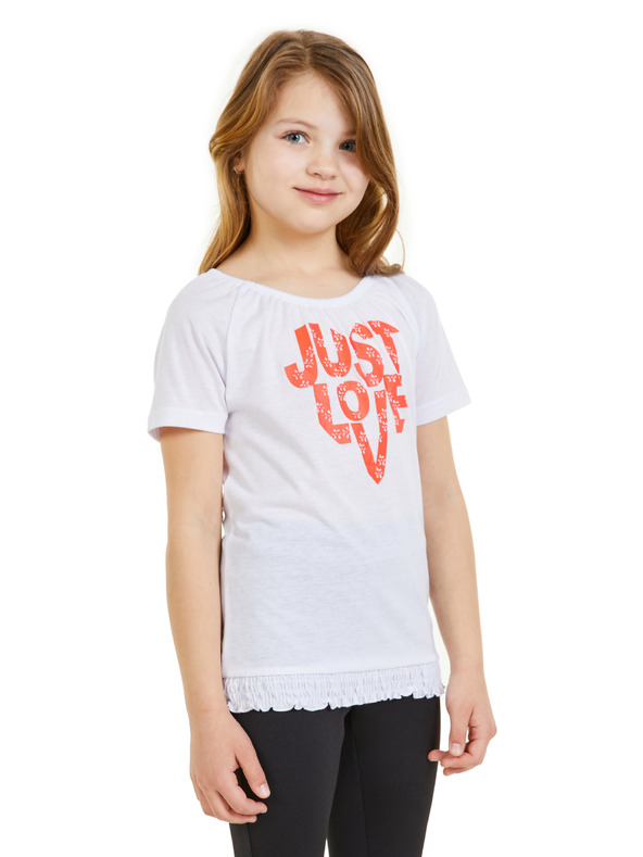 Sam 73 Bela dekliška majica SAM 73 Jaylene