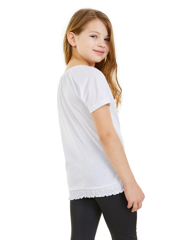 Sam 73 Bela dekliška majica SAM 73 Jaylene