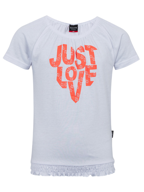 Sam 73 Bela dekliška majica SAM 73 Jaylene