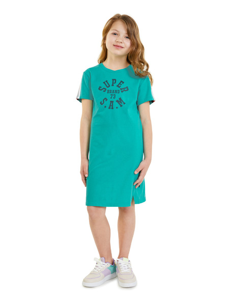 Sam 73 SAM 73 Turkizna obleka Belinda za deklice