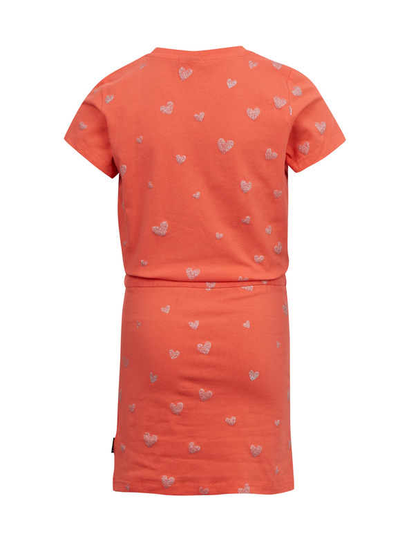 Sam 73 Koralna dekliška vzorčasta obleka SAM 73 Welo