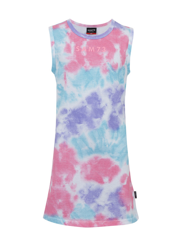 Sam 73 Svetlo modra dekliška obleka iz batike SAM 73 Ohanke