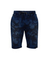 Sam 73 Temno modre moške kratke hlače z vzorcem SAM 73 Joseph