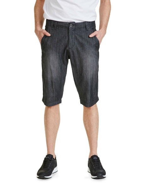 Sam 73 Črne moške kratke hlače iz džinsa SAM 73 Kieran