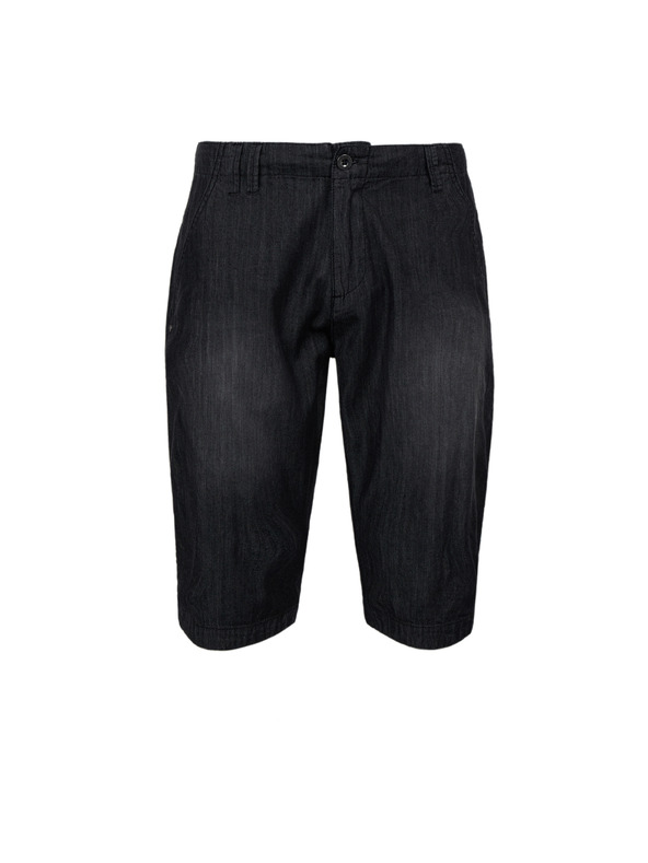 Sam 73 Črne moške kratke hlače iz džinsa SAM 73 Kieran