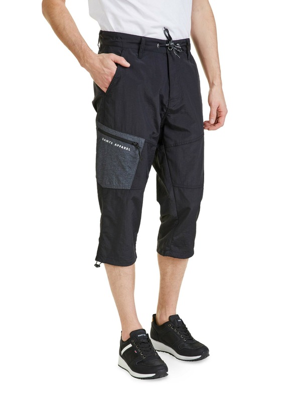 Sam 73 Črne moške kratke hlače SAM 73 Sanjay