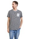 Sam 73 Siva moška črtasta majica SAM 73 Martin