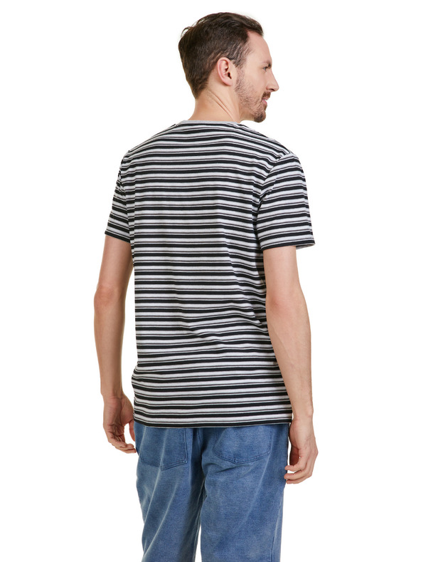 Sam 73 Siva moška črtasta majica SAM 73 Martin