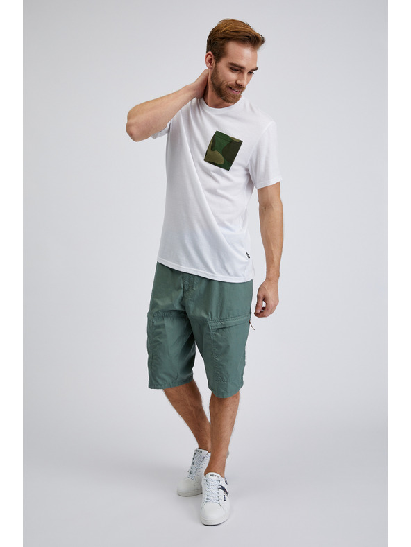 Sam 73 Bela moška majica SAM 73 Sean