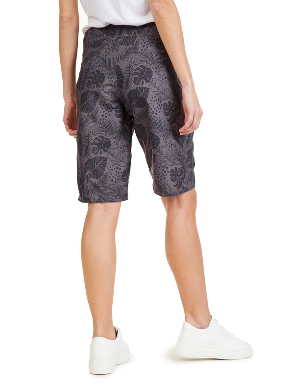 Sam 73 Temno sive ženske kratke hlače z vzorcem SAM 73 Estella