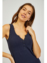 Sam 73 Temno modra osnovna ženska majica SAM 73 Indija