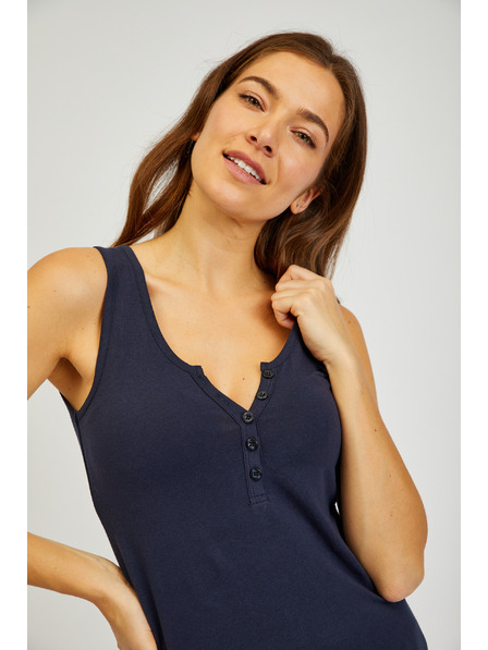 Sam 73 Temno modra osnovna ženska majica SAM 73 Indija