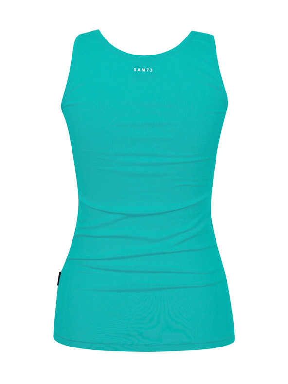 Sam 73 Zelena ženska osnovna majica SAM 73 Indija