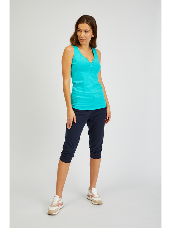 Sam 73 Zelena ženska osnovna majica SAM 73 Indija