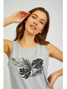Sam 73 Siva ženska majica SAM 73 Simone
