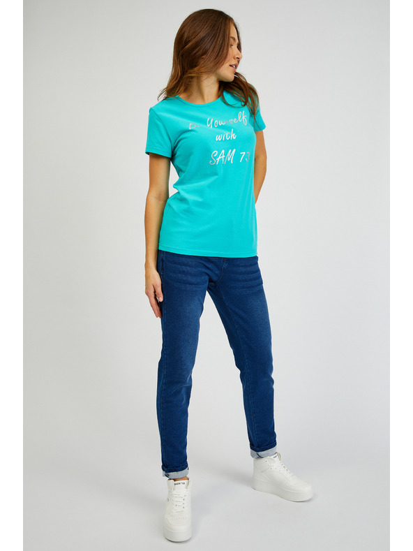 Sam 73 Petrol Ženska majica SAM 73 Renee