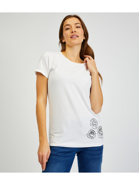 Sam 73 Bela ženska majica SAM 73 Bethany