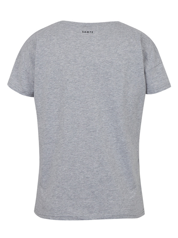 Sam 73 Siva ženska majica z žepom SAM 73 Marie
