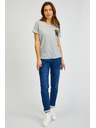 Sam 73 Siva ženska majica z žepom SAM 73 Marie
