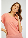 Sam 73 Oranžna ženska črtasta majica SAM 73 Celeste