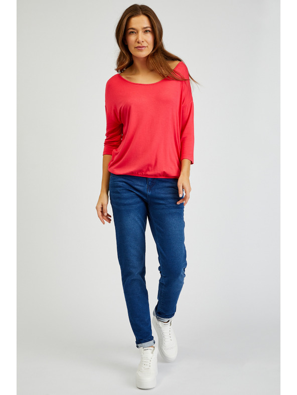 Sam 73 Temno rožnata ženska majica SAM 73 Gladys