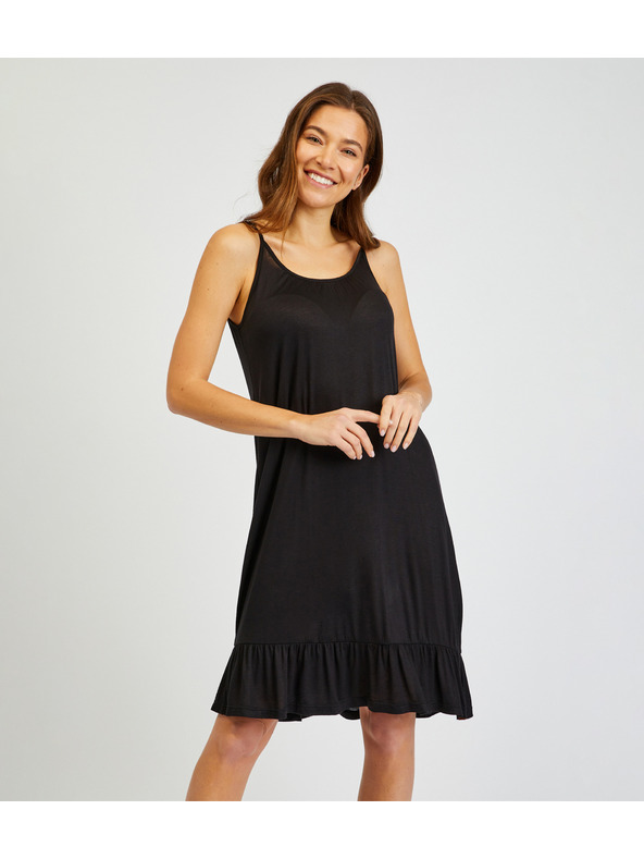 Sam 73 Črna ženska obleka brez naramnic SAM 73 Alla