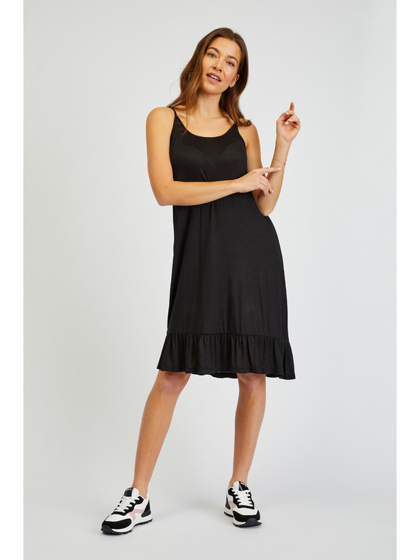 Sam 73 Črna ženska obleka brez naramnic SAM 73 Alla