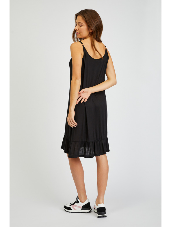 Sam 73 Črna ženska obleka brez naramnic SAM 73 Alla