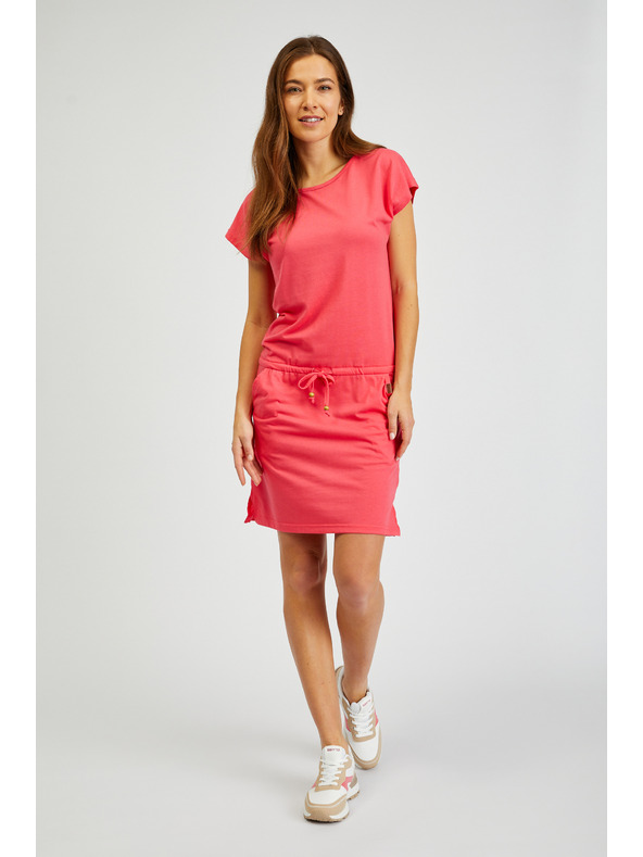 Sam 73 Temno rožnata ženska obleka SAM 73 Aurelie