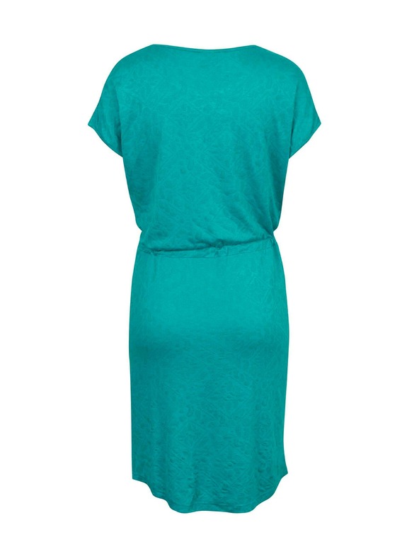 Sam 73 Turkizna ženska vzorčasta obleka SAM 73 Odette