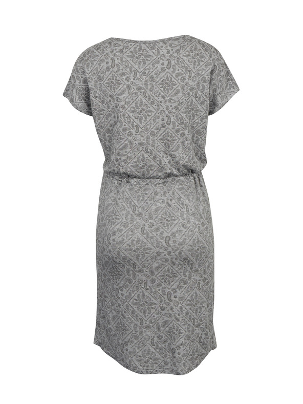 Sam 73 Svetlo siva ženska vzorčasta obleka SAM 73 Odette