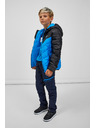 Sam 73 Črno-modra fantovska prešita jakna s kapuco SAM 73 Jerry