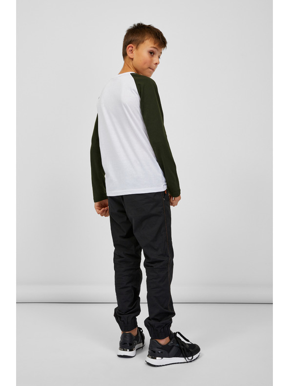 Sam 73 Črno-bela fantovska majica SAM 73 Jack