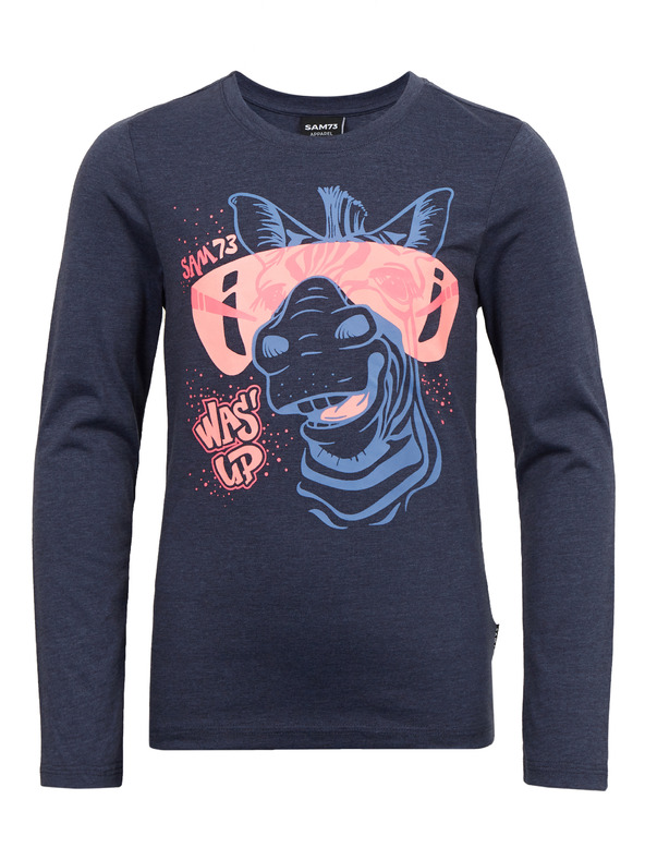 Sam 73 Temno modra dekliška jopa s kapuco SAM 73 Agnes