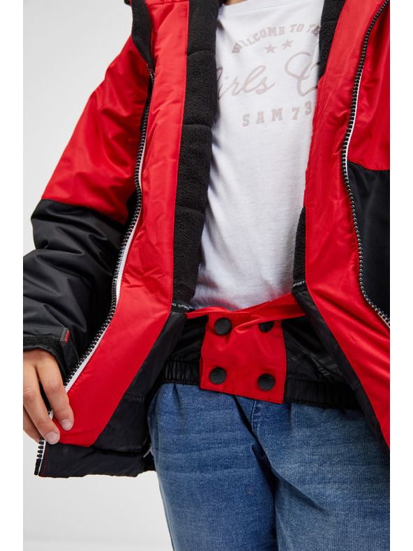 Sam 73 Črno-rdeča otroška jakna SAM 73 Seth