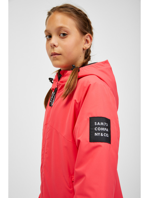 Sam 73 Roza dekliška parka s kapuco SAM 73 Xolis