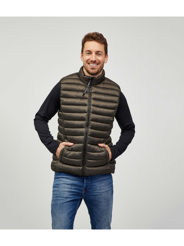 Sam 73 Kaki moška prešita jopica SAM 73 Cliff