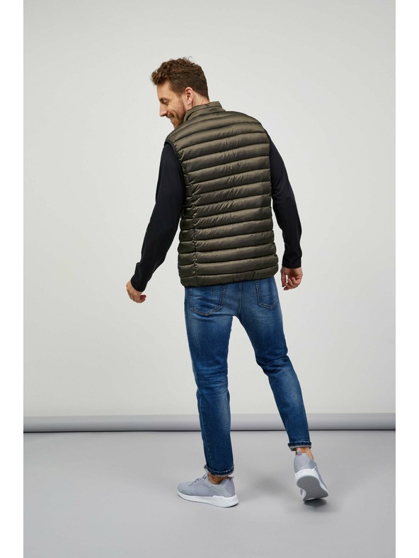 Sam 73 Kaki moška prešita jopica SAM 73 Cliff