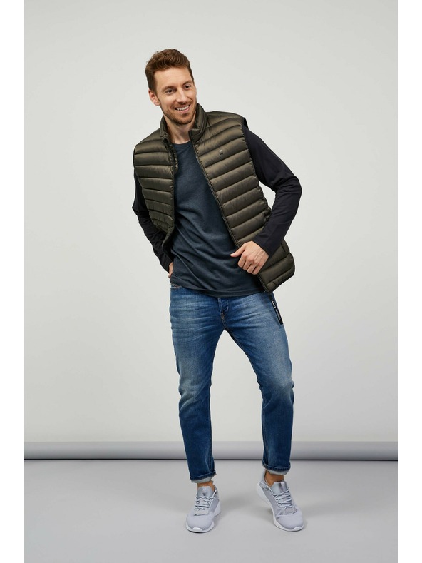 Sam 73 Kaki moška prešita jopica SAM 73 Cliff