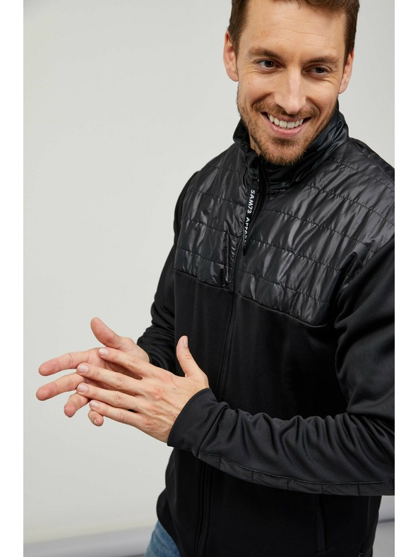 Sam 73 Črna moška jopa z zadrgo SAM 73 Judin