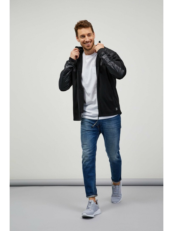 Sam 73 Črna moška jopa z zadrgo SAM 73 Judin