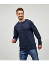 Sam 73 Temno modra moška majica z dolgimi rokavi SAM 73 Mindart
