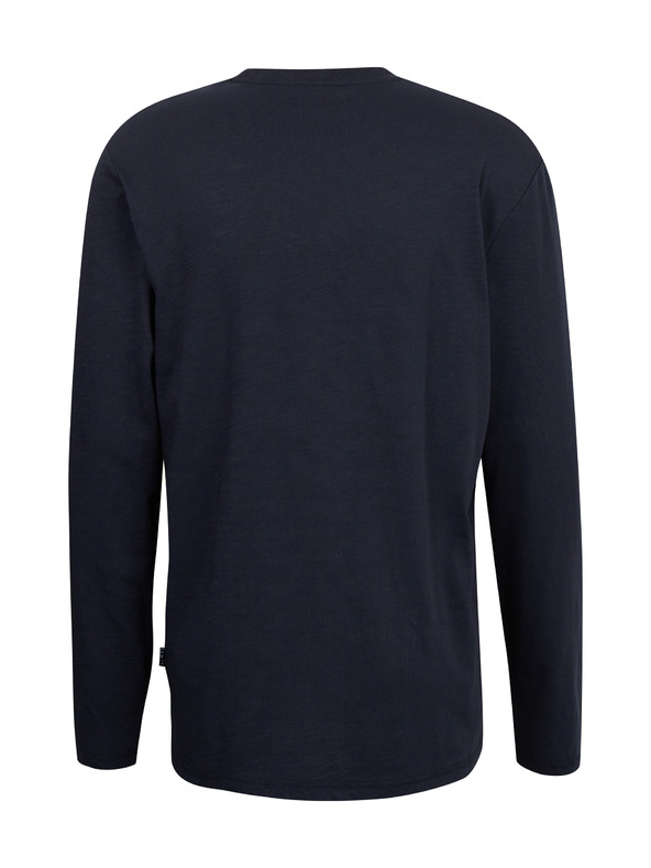 Sam 73 Temno modra moška majica z dolgimi rokavi SAM 73 Mindart