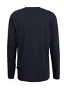 Sam 73 Temno modra moška majica z dolgimi rokavi SAM 73 Mindart